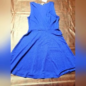 NEW! Charlotte Russe Blue Dress M